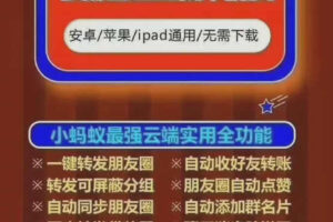 小蚂蚁-云端版！